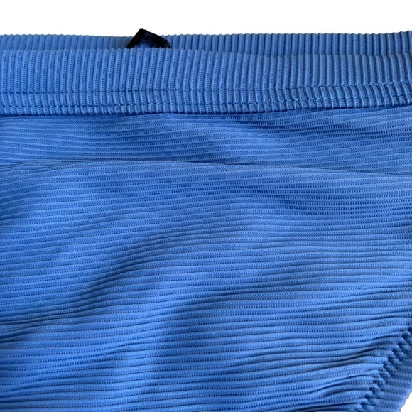 NWT J. Crew Retro Blue Ribbed-trim Hipster Full-coverage Bikini Bottom Sz XL - Picture 5 of 16